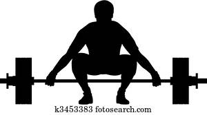 Weight lifter athlete Weight lifter athlete
