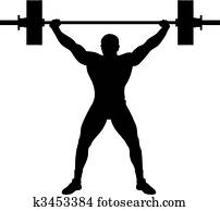 Weight lifter athlete Weight lifter athlete