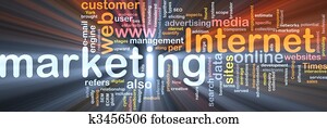 אינטרנט שיווקי, מילה, ענן, קופסה, ארוז