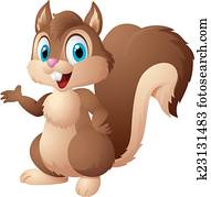 Cartoon squirrel Cartoon squirrel