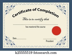 Certificate template Certificate template