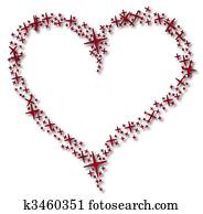 corazón, ilustración