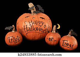 dia das bruxas, abóboras