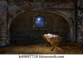 Manger in Old Barn Manger in Old Barn