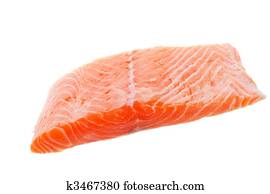 Raw salmon Raw salmon