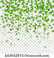 verde, trevo, fundo, vetorial