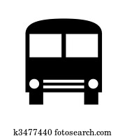 Bus silhouette Bus silhouette