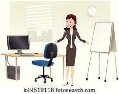 Girl at work.eps Girl at work.eps