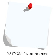 Realistic illustration note pad