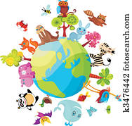 בעלי חיים, כוכב לכת