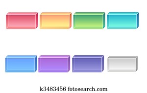 3d square buttons 3d square buttons