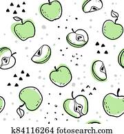 Beautiful black and white seamless doodle pattern with cute doodle apples sketch. Hand drawn trendy background. design background greeting cards, invitations, fabric and textile Beautiful black and white seamless doodle pattern with cute doodle apples sketch. Hand drawn trendy background. design background greeting cards, invitations, fabric and textile