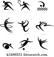 esportes, ícone, cobrança, -1