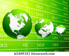 global business and economy  abstract background