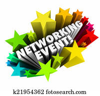 networking, evento, estrelas, palavras, convite, reunião, negócio, Minglin