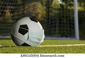 soccer ball wearing a mask soccer ball wearing a mask