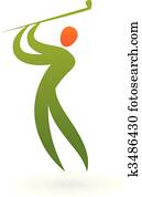 Sport vector figure - golf Sport vector figure - golf