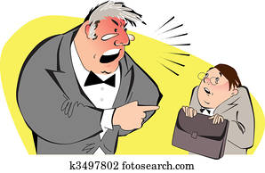 Angry boss Angry boss