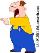 Angry man