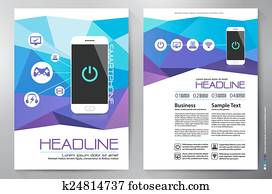 Brochure design a4 vector template Brochure design a4 vector template