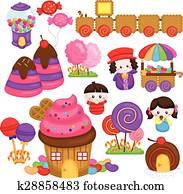 Candyland, fantasie Candyland, fantasie