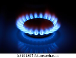 Gas flame Gas flame
