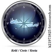 Map of Crete Map of Crete