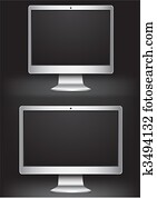 Monitors silver Monitors silver
