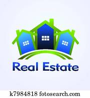 real estate, begriff, design real estate, begriff, design