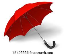 Red umbrella Red umbrella