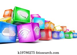 Social media background Social media background