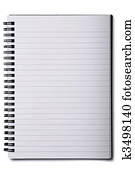 Spiral bound note pad
