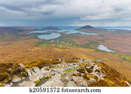 View of the North Atlanic from Diamond Hill summit