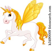 פיה, זנב, צהוב, סוס