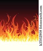 fire - flames fire - flames