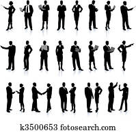 אנשים של עסק, צללית, נפלא, קבע