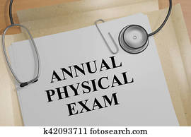 Annual Physical Exam - medical concept