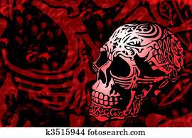 skull background skull background