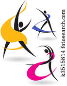 גימנאסטיך, דמויות