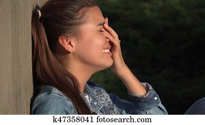 Crying Teen Girl Crying Teen Girl