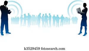 equipe affaires, communication