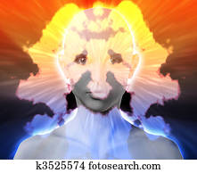 Female mental health inkblot Female mental health inkblot