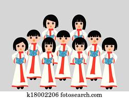 성가대, 노래하는