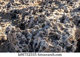A Volcanic rock on the island of Cyprus. Background
