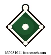 baseball field icon baseball field icon