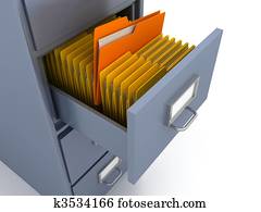 Bookshelf for documents Bookshelf for documents