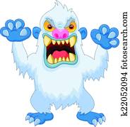 Yeti Pliki Wektorowe Typu Clipart 1000 Yeti Obrazy Eps