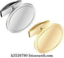isolated cuff links 