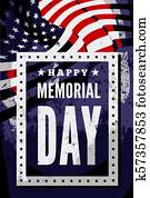 Memorial day illustration Memorial day illustration