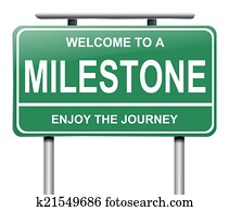 Milestone concept.